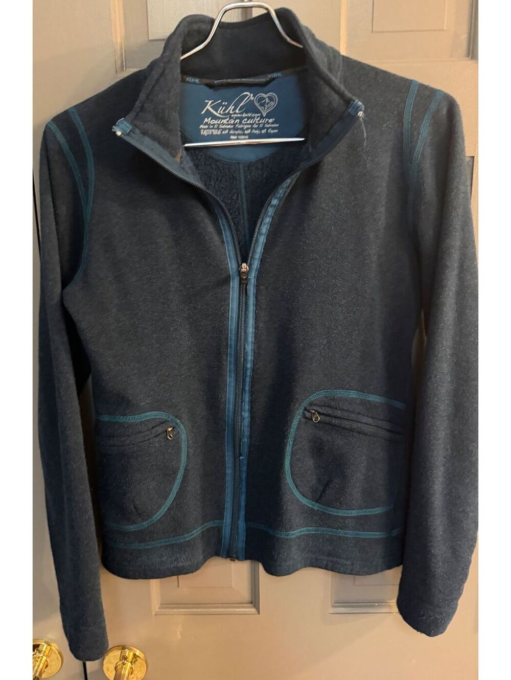 Kuhl Kashmira Jacket Womens  Blue Fleece Jacket Sz M